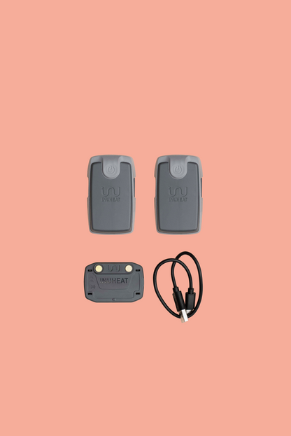Spare batteries with charger