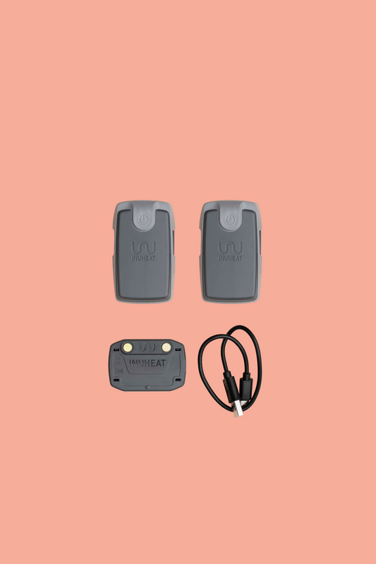Spare batteries with charger